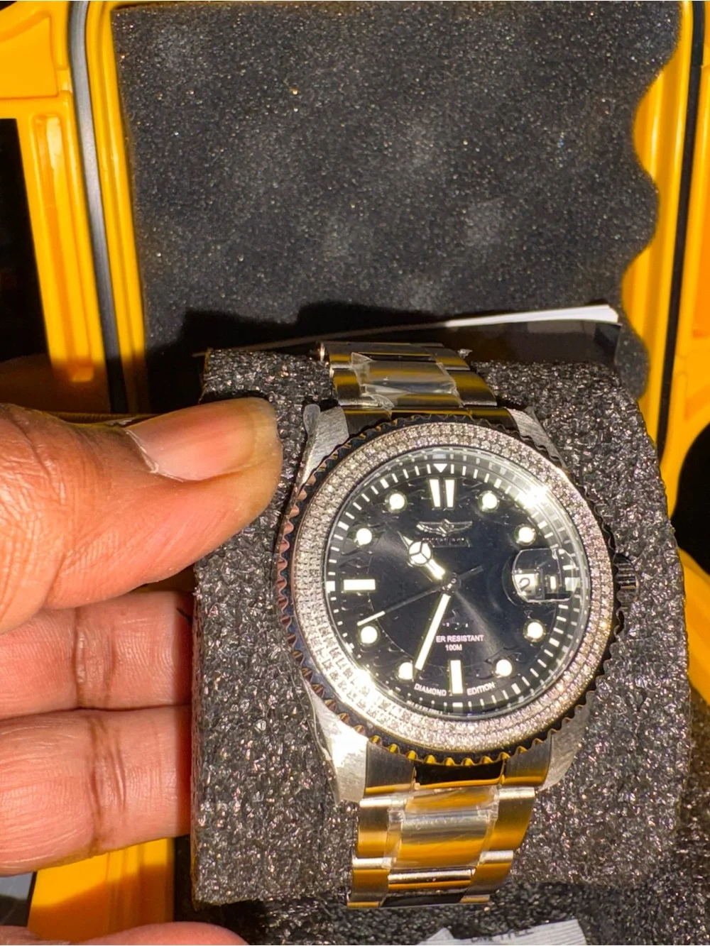 Invicta silver branded documentation